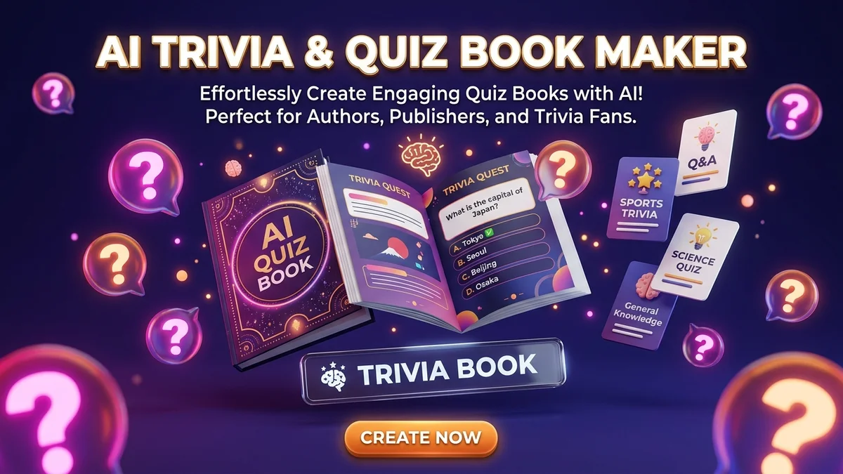 How to Create a Trivia Book in 5 Minutes for Sale?