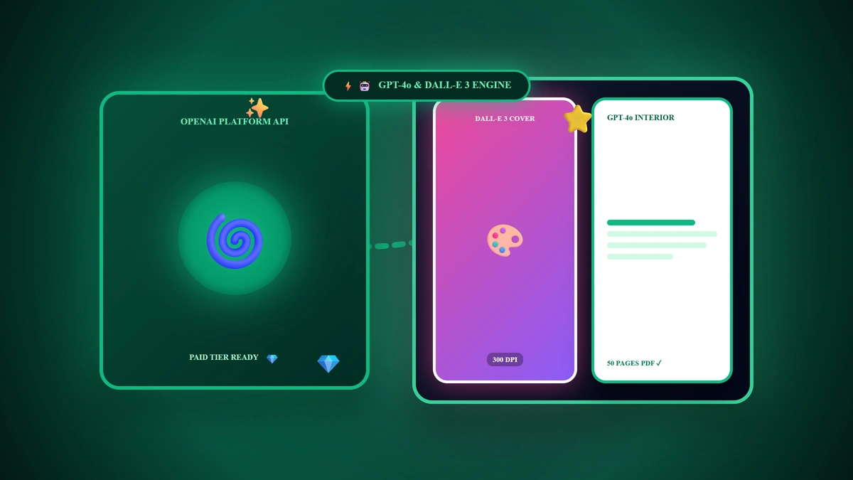 How to Connect OpenAI API (GPT-4o & DALL-E 3) in Digital Products Maker for High-Res Ebooks & Covers