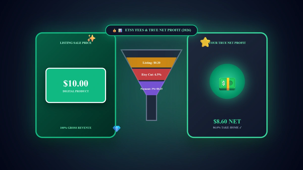 Complete Etsy Fees Explained: How Much Do You Actually Keep Per Sale? (2026 Profit Breakdown)