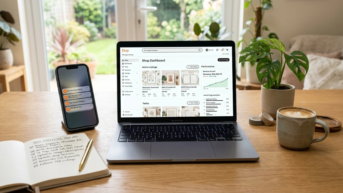 The 2026 Etsy SEO & 13 Tags Blueprint: How to Rank Digital Products on Page 1 Organically The 2026 Etsy SEO & 13 Tags Blueprint: How to Rank Digital Products on Page 1 Organically