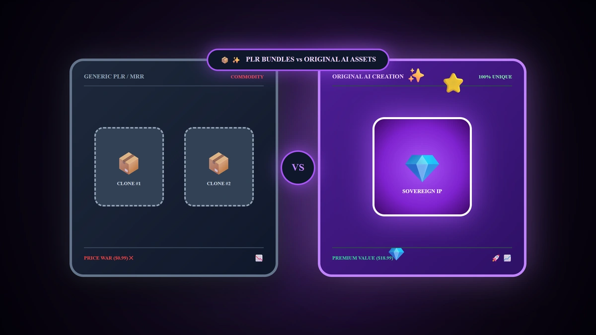 PLR Bundles vs. Custom AI Digital Products: The Critical Decision Defining Your Store's Future (2026)