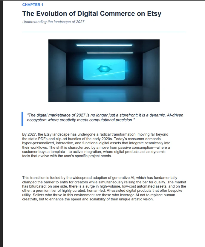 Chapter 1 PDF layout showing illustration and styled callout box Chapter 1 PDF layout showing illustration and styled callout box