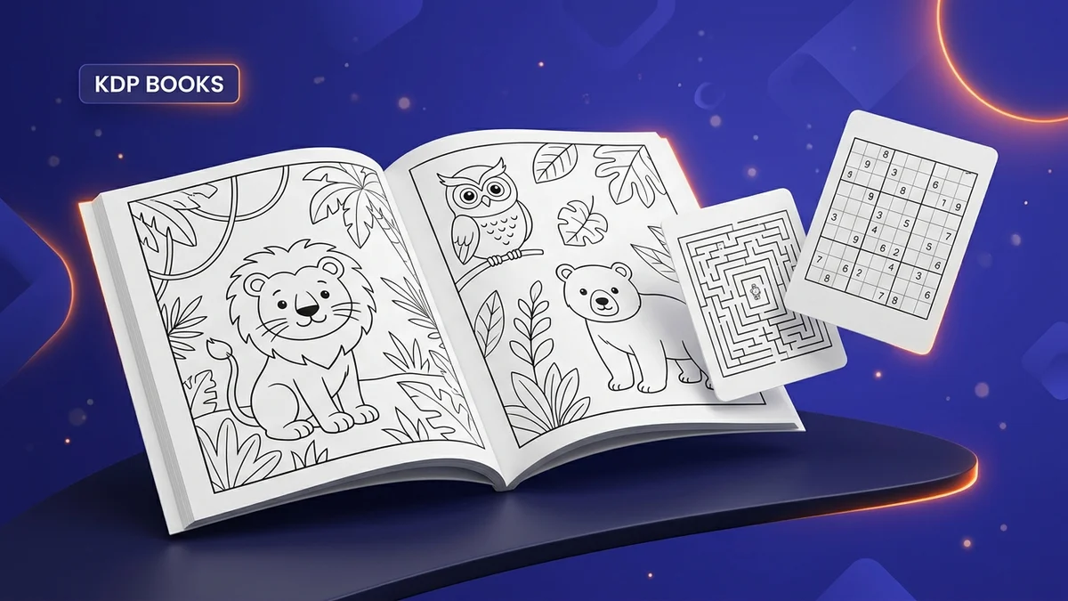 How to Create and Sell High-Converting Amazon KDP Coloring & Activity Books
