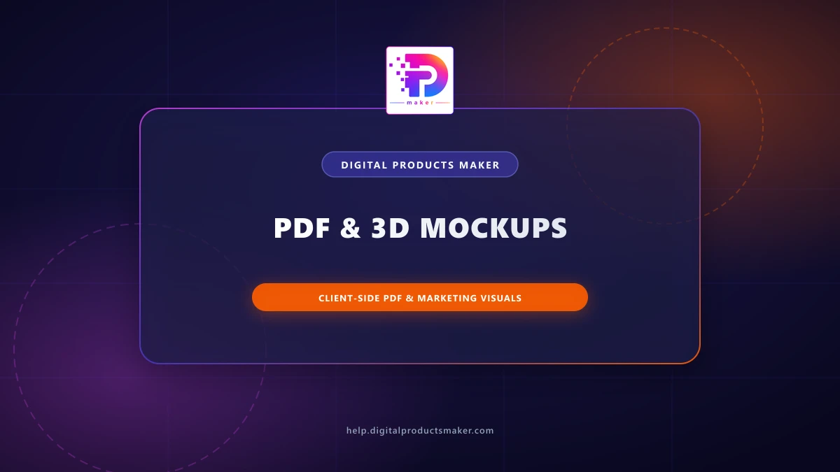 Client-Side PDF Toolkit, 3D Marketing Mockups & Image Watermarking: The All-in-One Publishing Suite Client-Side PDF Toolkit, 3D Marketing Mockups & Image Watermarking: The All-in-One Publishing Suite